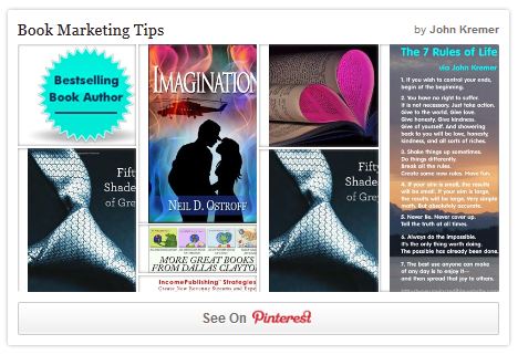 Book Marketign Tips on Pinterest