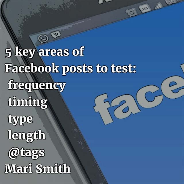 Mari Smith on Facebook testing