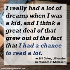 Bill Gates on reading books