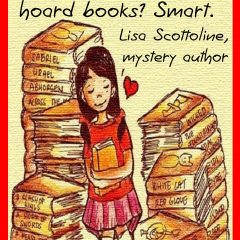Smart people hoard books. Smart people read books!