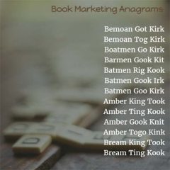 Book Marketing Anagrams