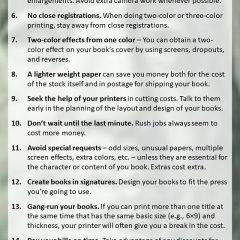 Book Printing Savings Tips