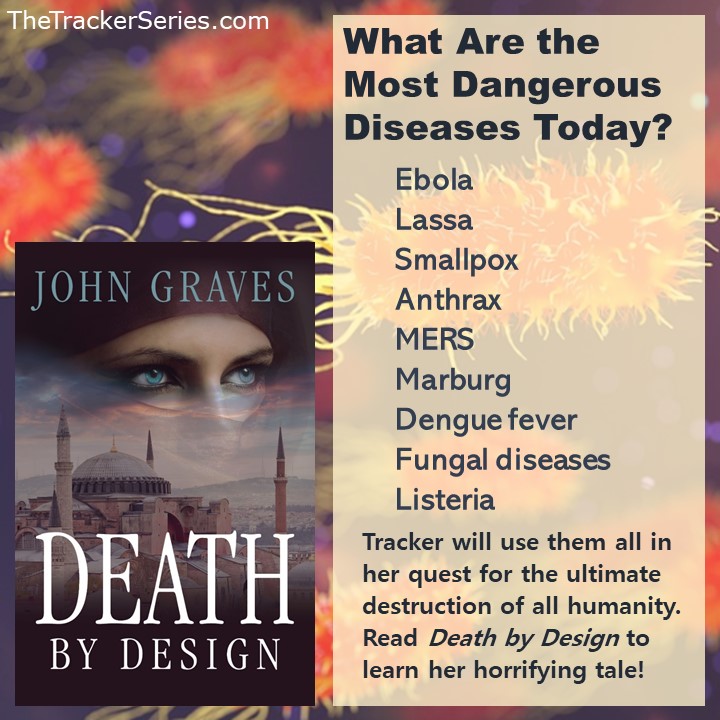 Deadly Diseases tip-o-graphic via The Tracker Series by John Graves