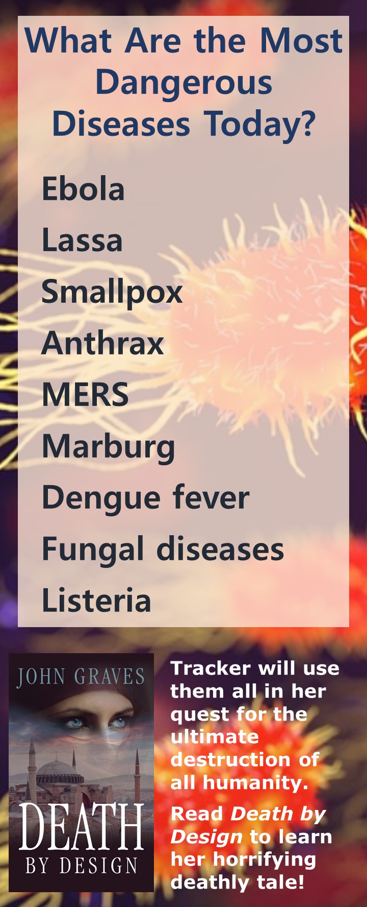 Dangerous Diseases tip-o-graphic via The Tracker Series by John Graves