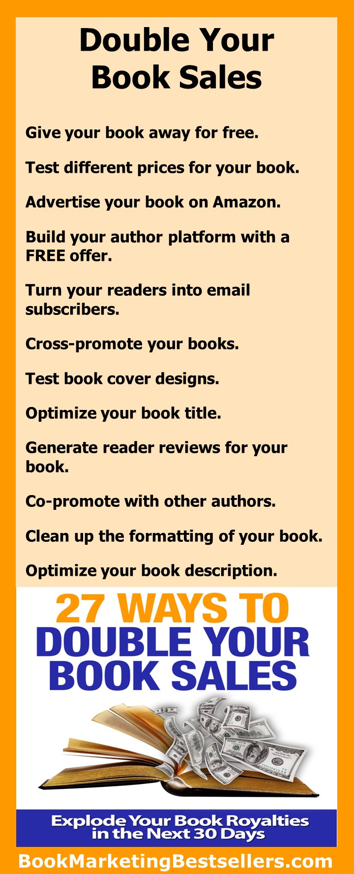 Double Your Book Sales Book Marketing Bestsellers