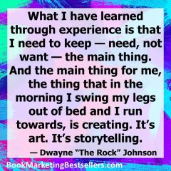 Dwayne Johnson on Art and Storytelling