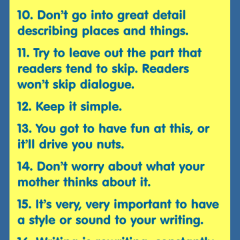 Elmore Leonard: 17 Rules for Writers