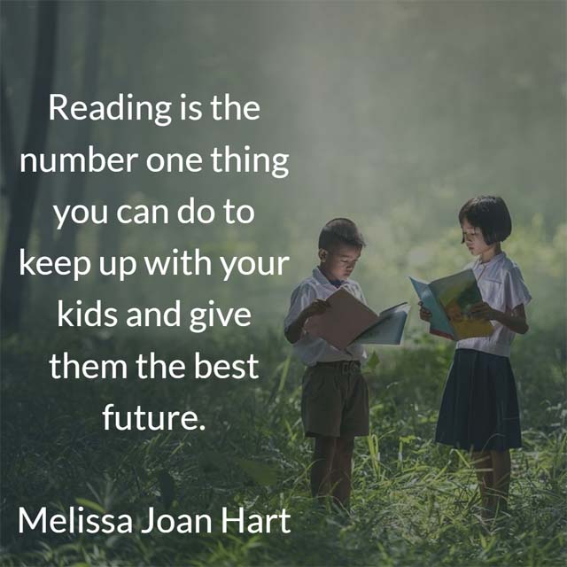 Melissa Joan Hart on reading to your kids