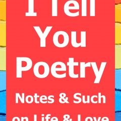 I Tell You Poetry by John Kremer