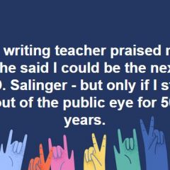 J D Salinger meme