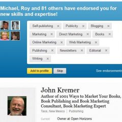 LinkedIn John Kremer Endorsements