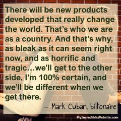 Mark Cuban on Covid-19 Recovery