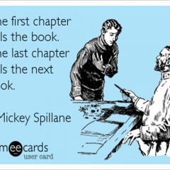 Mickey Spillane on selling books