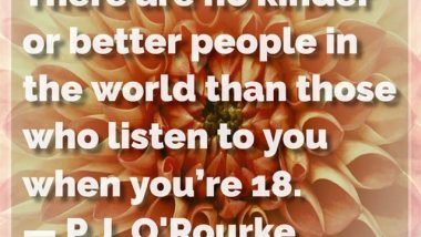 P J O'Rourke on Kindness