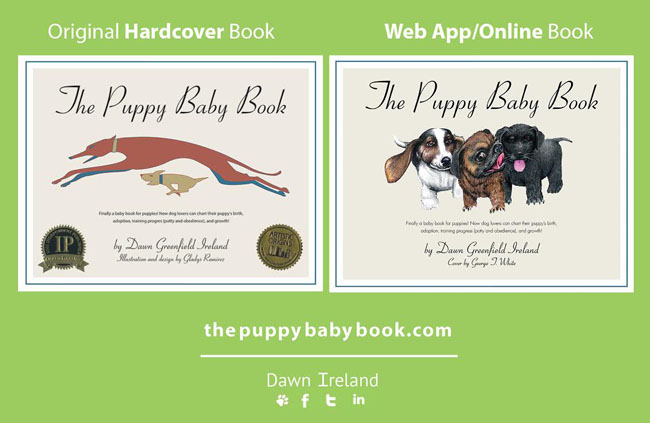 The Puppy Baby Book Postcard