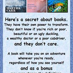 Martha Carr on A Secret About Books