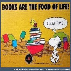 Snoopy - Books Are Food