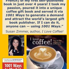 Susan Zimmer: On 1001 Ways to Market Your Books