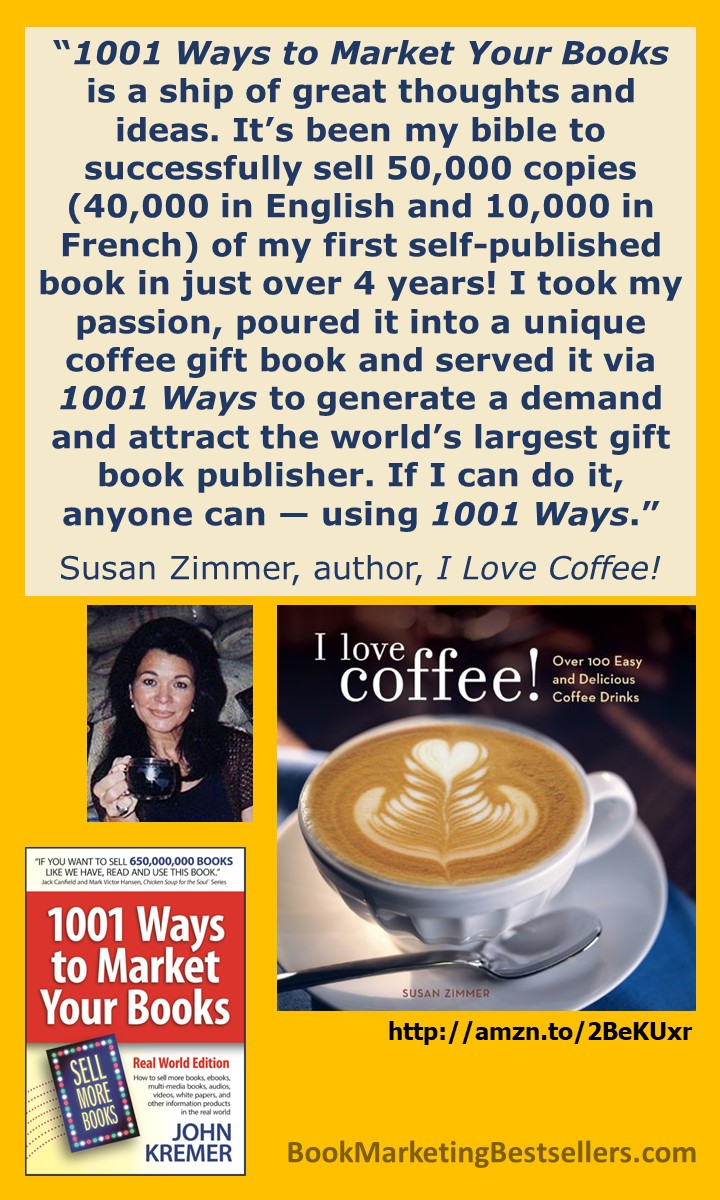 Susan Zimmer: On 1001 Ways to Market Your Books