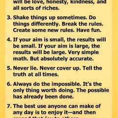 The 7 Rules of Life
