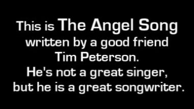 The Angel Song by Tim Peterson