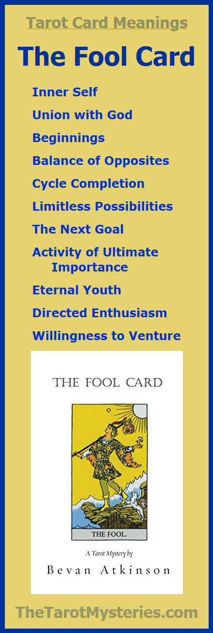 The Fool Card, Book One of The Tarot Mysteries by Bevan Atkinson