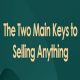 Two Main Keys to Selling Books