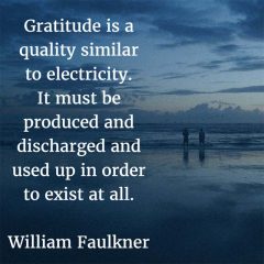 William Faulkner on Gratitude