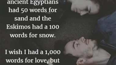 1000 Words for Love