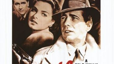 Casablanca, one of my favorite movies