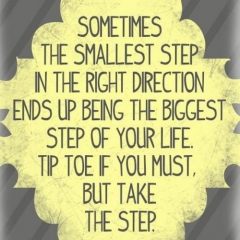 take the smallest step