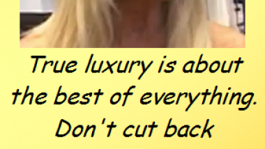 True Luxury via Donatella Versace
